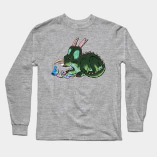 HoliDinos: Easter Einiosaurus Long Sleeve T-Shirt